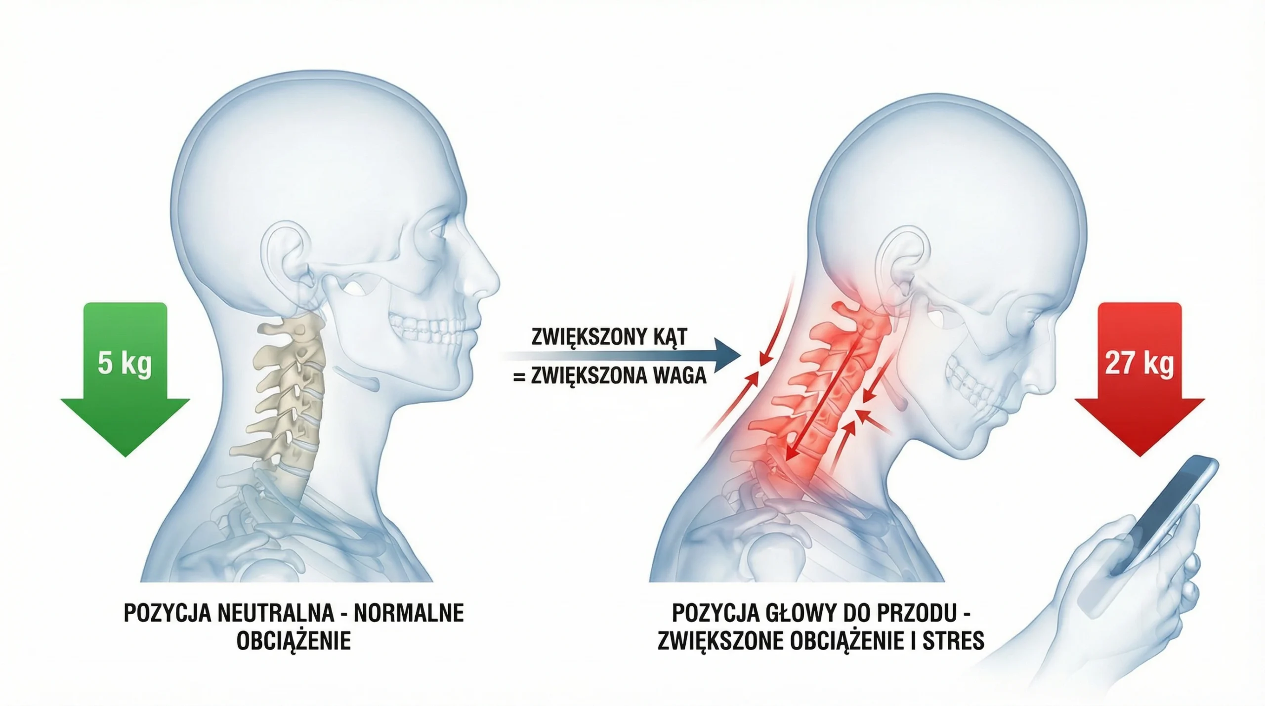 Diagram nacisku na kręgi